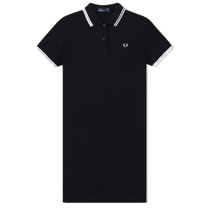   Fred Perry Twin Tipped Black/White D3600-321