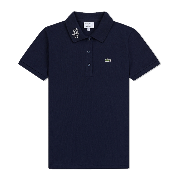   Lacoste x Keith Haring Design Collar Slim Fit Stretch Mini Navy Blue PF4122-166