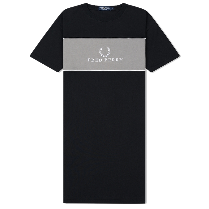   Fred Perry Embroidered 90s Branding Black D5160-102