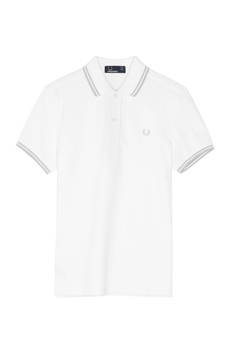   Fred Perry G3600 Twin Tipped White/Black G3600-205