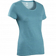 Футболка прямая женская 500 Cotton Cloud Blue Jay Basics Футболка прямая женская 500 Cotton Cloud Blue Jay Basics